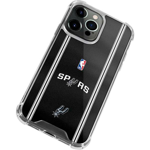 NBA San Antonio Spurs Jersey iPhone 14 Pro Max Clear Case