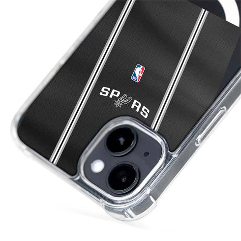 NBA San Antonio Spurs Jersey iPhone 15 Plus MagSafe Case
