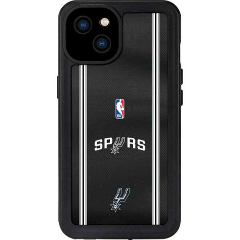 NBA San Antonio Spurs Jersey iPhone 15 Plus Waterproof Case