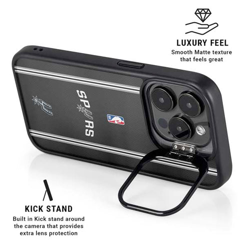NBA San Antonio Spurs Jersey iPhone 15 Pro Kickstand Case
