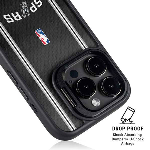 NBA San Antonio Spurs Jersey iPhone 15 Pro Kickstand Case