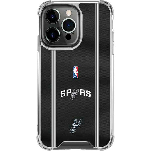 NBA San Antonio Spurs Jersey iPhone 15 Pro Max Clear Case