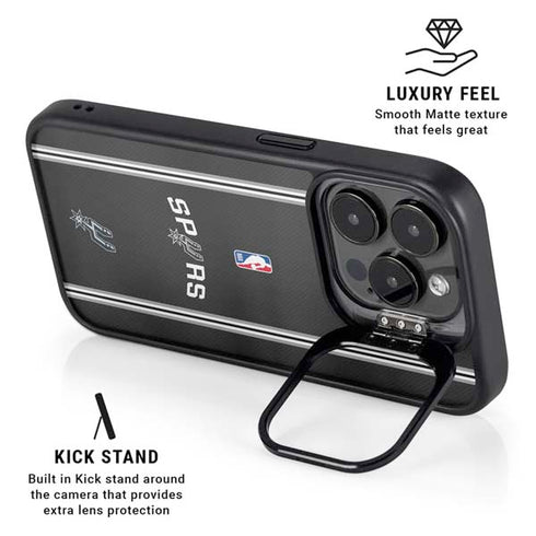 NBA San Antonio Spurs Jersey iPhone 15 Pro Max Kickstand Case