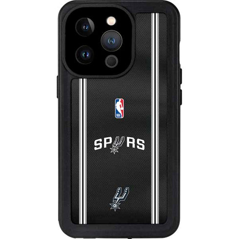 NBA San Antonio Spurs Jersey iPhone 15 Pro Waterproof Case