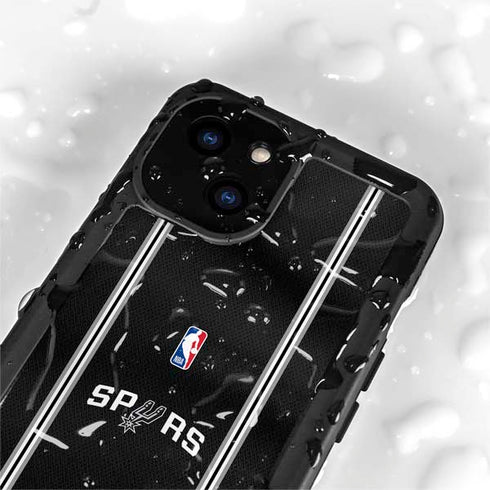 NBA San Antonio Spurs Jersey iPhone 15 Waterproof Case