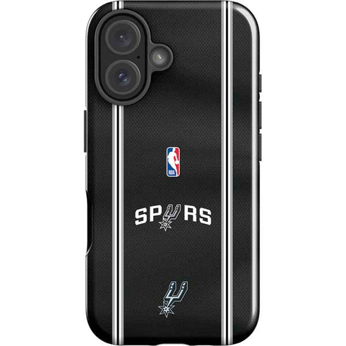 NBA San Antonio Spurs Jersey iPhone 16 Plus Impact Case