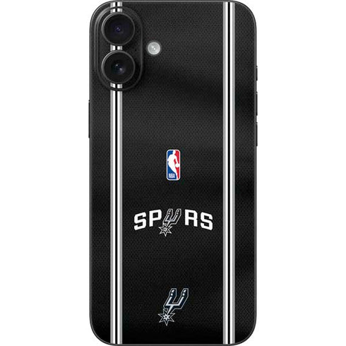 NBA San Antonio Spurs Jersey iPhone 16 Plus Skin