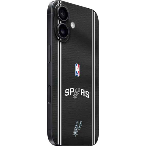 NBA San Antonio Spurs Jersey iPhone 16 Plus Skin