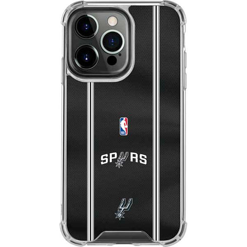 NBA San Antonio Spurs Jersey iPhone 16 Pro Clear Case
