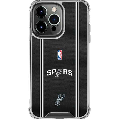 NBA San Antonio Spurs Jersey iPhone 16 Pro Max Clear Case