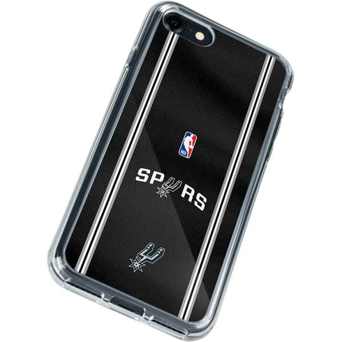 NBA San Antonio Spurs Jersey iPhone SE (2nd & 3rd Gen) Clear Case
