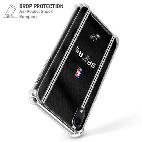 NBA San Antonio Spurs Jersey iPhone XR Clear Case