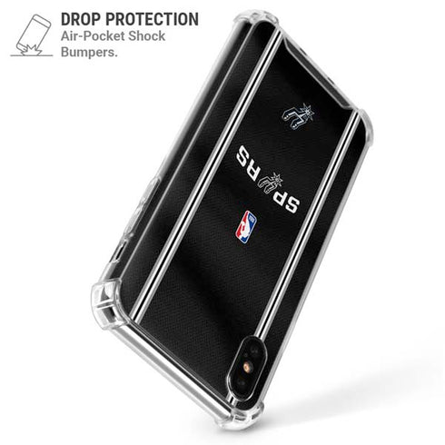 NBA San Antonio Spurs Jersey iPhone XS Max Clear Case