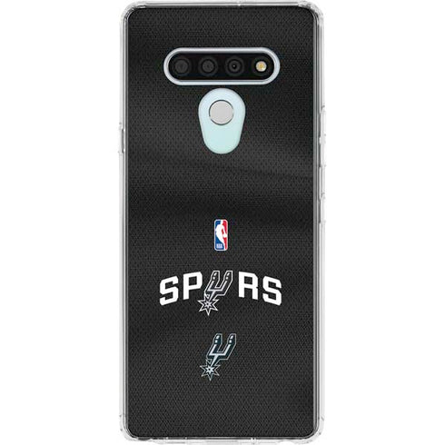 NBA San Antonio Spurs Jersey LG Stylo 6 Clear Case