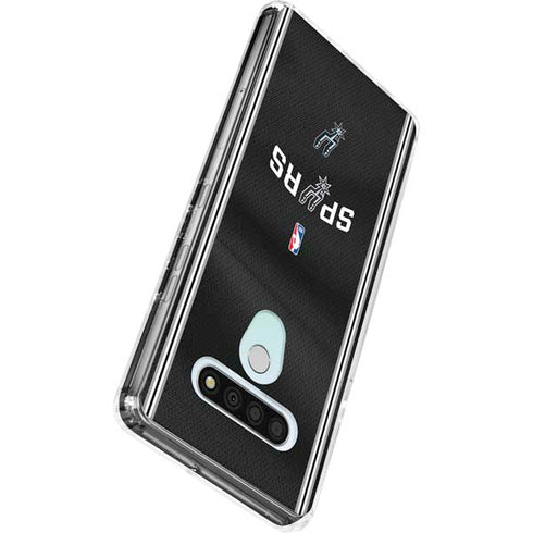NBA San Antonio Spurs Jersey LG Stylo 6 Clear Case
