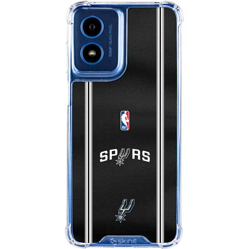 NBA San Antonio Spurs Jersey Moto G 5G (2024) Clear Case