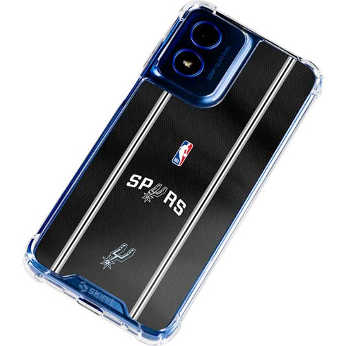 NBA San Antonio Spurs Jersey Moto G 5G (2024) Clear Case