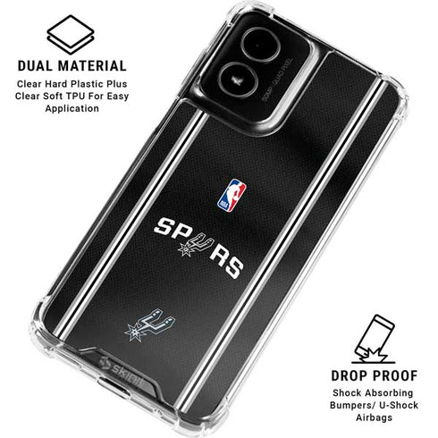 NBA San Antonio Spurs Jersey Moto G Power 5G (2024) Clear Case
