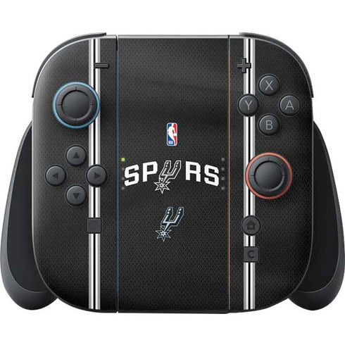 NBA San Antonio Spurs Jersey Nintendo Switch 2 (2025) Joy-Con Controller Skin