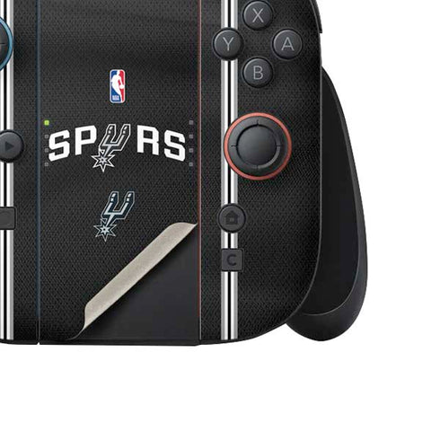 NBA San Antonio Spurs Jersey Nintendo Switch 2 (2025) Joy-Con Controller Skin