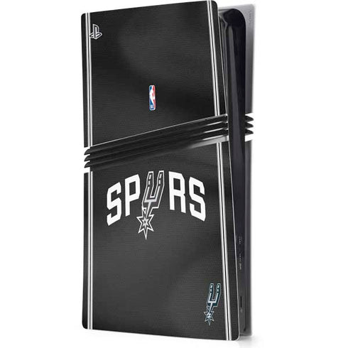 NBA San Antonio Spurs Jersey PS5 Pro Console Skin