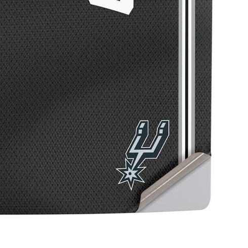 NBA San Antonio Spurs Jersey PS5 Pro Disk Console Skin
