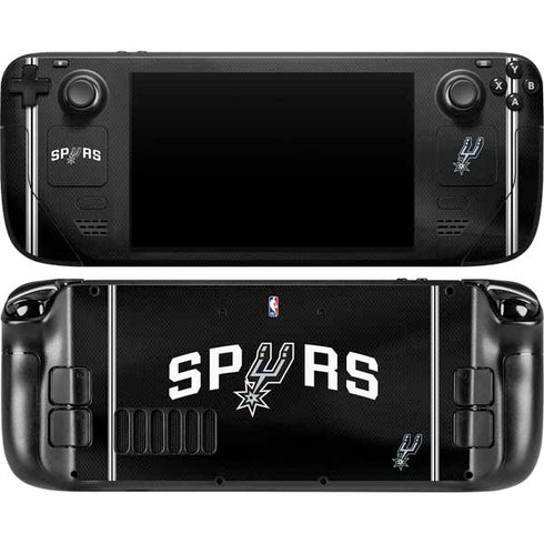 NBA San Antonio Spurs Jersey Steam Deck Handheld Gaming Computer OLED Skin