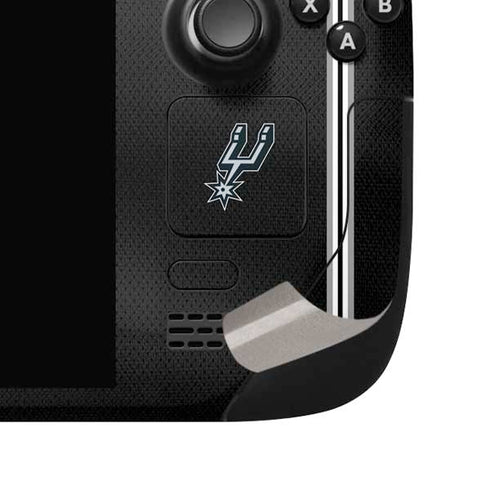 NBA San Antonio Spurs Jersey Steam Deck Handheld Gaming Computer OLED Skin