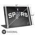 NBA San Antonio Spurs Jersey Universal Laptop 16in (13 x 9.4in) Skin