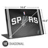 NBA San Antonio Spurs Jersey Universal Laptop 18in (14.6 x 10.6in) Skin