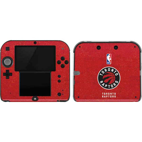 NBA Toronto Raptors Distressed Nintendo 2DS Skin