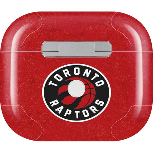 NBA Toronto Raptors Distressed Apple AirPods (3rd Gen 2021) Skin