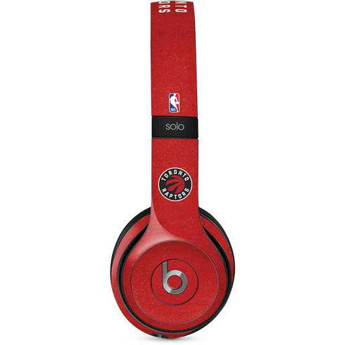 NBA Toronto Raptors Distressed Beats Solo 2 Wired Skin