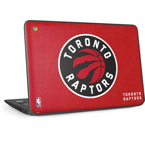 NBA Toronto Raptors Distressed HP Chromebook Skin