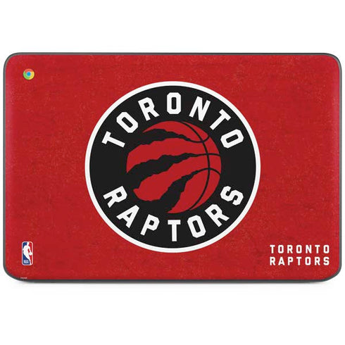 NBA Toronto Raptors Distressed HP Chromebook Skin