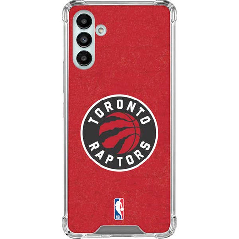 NBA Toronto Raptors Distressed Galaxy A13 5G Clear Case