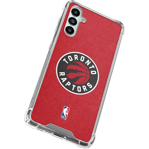 NBA Toronto Raptors Distressed Galaxy A15 5G Clear Case