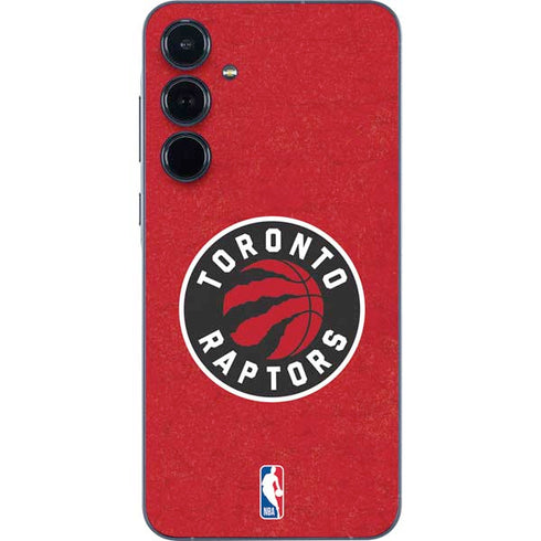 NBA Toronto Raptors Distressed Galaxy A35 5G Skin