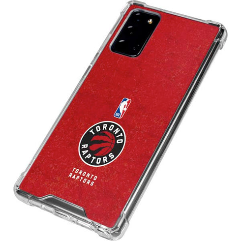 NBA Toronto Raptors Distressed Galaxy Note20 5G Clear Case