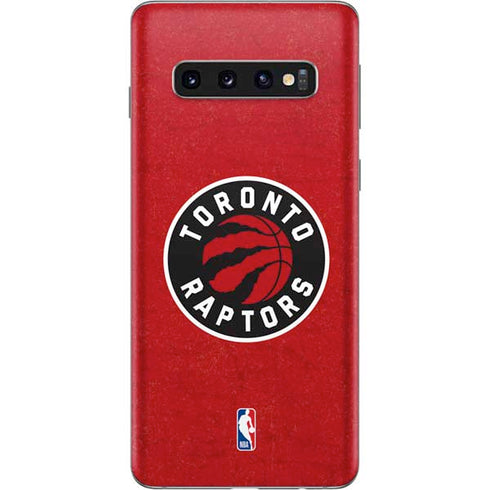 NBA Toronto Raptors Distressed Galaxy S10 Skin
