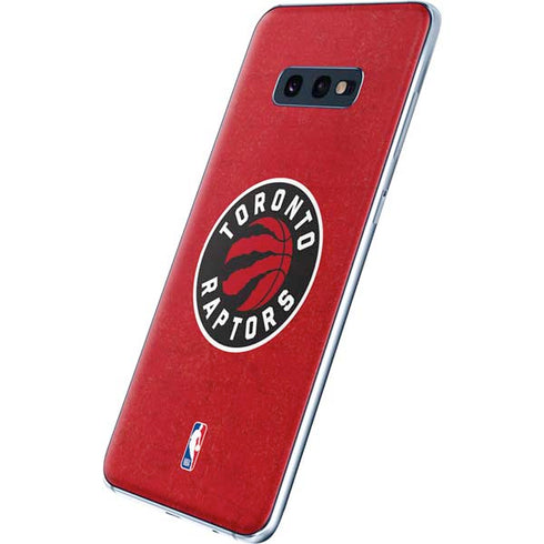 NBA Toronto Raptors Distressed Galaxy S10e Skin