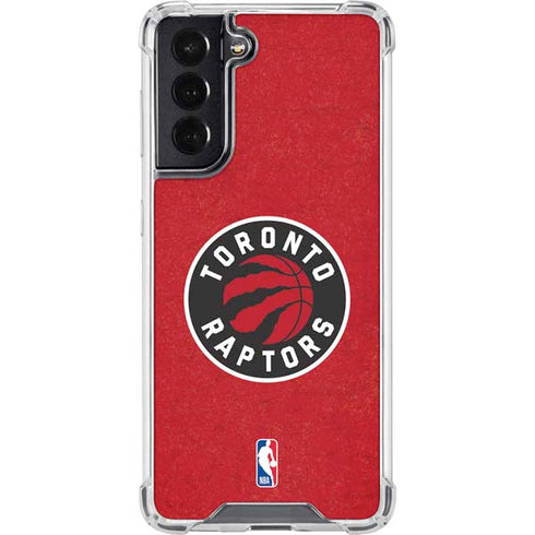 NBA Toronto Raptors Distressed Galaxy S22 Clear Case
