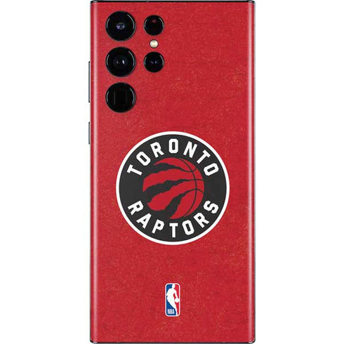 NBA Toronto Raptors Distressed Galaxy S22 Ultra Skin