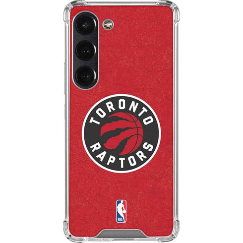 NBA Toronto Raptors Distressed Galaxy S23 Clear Case