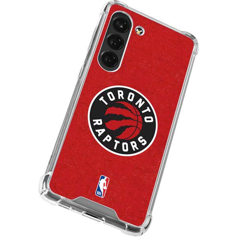 NBA Toronto Raptors Distressed Galaxy S23 Clear Case