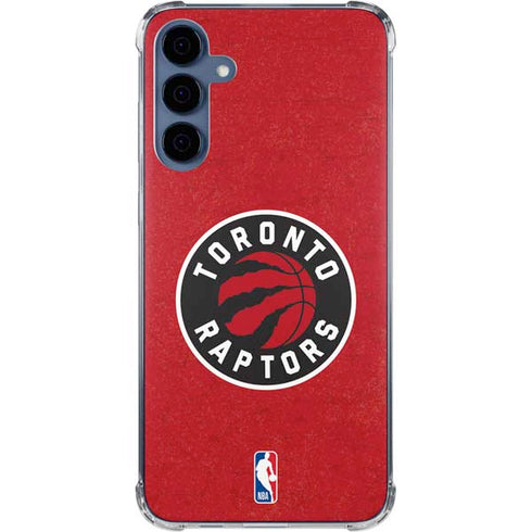 NBA Toronto Raptors Distressed Galaxy S24 Clear Case