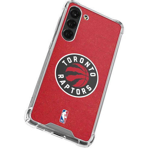 NBA Toronto Raptors Distressed Galaxy S24 FE Clear Case
