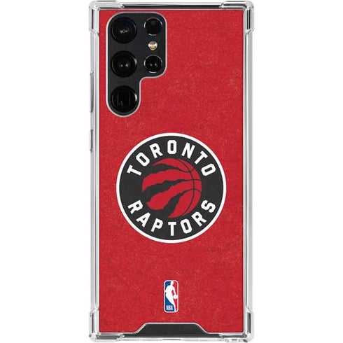 NBA Toronto Raptors Distressed Galaxy S24 Ultra Clear Case