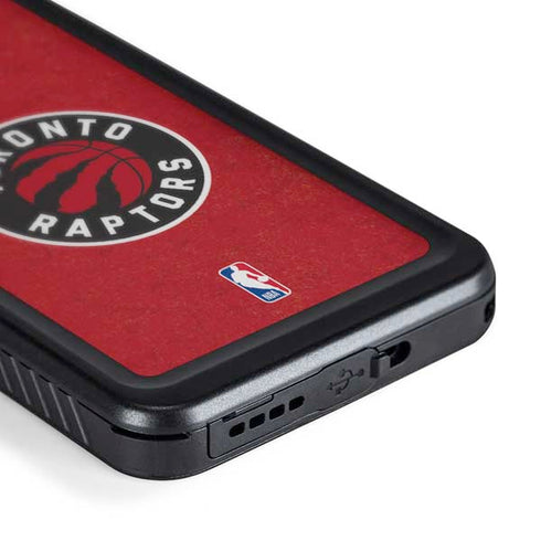 NBA Toronto Raptors Distressed Galaxy S24 Waterproof Case