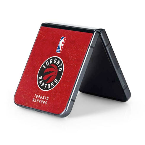 NBA Toronto Raptors Distressed Galaxy Z Flip5 5G Skin